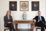 Paní Jana a Stephanos Germenis-Hildprandt. Foto z archivu Zámku Blatná 