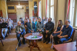 Pohled do sálu na oceněné autory. Foto J. Landergott, SSČ AV ČR