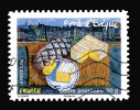 Sýr pont-l’évêque s nárostem  P. camemberti, součást francouzské série  24 známek Regional Flowers (2010). Snímek z archivu A. Novákové