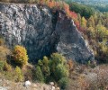 Podzim 2010 na lokalitě Solvayovy lomy v CHKO Český kras. Foto P. Pech
