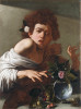Chlapec kousnutý ještěrkou. Michelangelo Merisi da Caravaggio (1596)