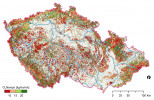 Empirické kritické zátěže dusíku (CLN)  pro ekosystémy ukazují citlivost těchto  ekosystémů k jeho  atmosférické depozici. Jsou stanoveny  na základě sledování změn např. v druhovém  složení rostlin v reakci na experimentální  přidávání dusíku,  nebo na základě  dlouhodobého sledování změn na gradientu  depozice. Udávají se pro přírodní a přírodě blízké ekosystémy.  Bílá místa na mapě představují ornou půdu, sady, zahrady, urbánní povrchy apod., pro které se empirické zátěže neurčují. Orig. T. Chuman
