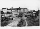 Skleníky v botanické zahradě  Univerzity Karlovy na novoměstské Slupské stráni, kam se zahrada  přestěhovala ze Smíchova již v r. 1890.  Foto z Archivu Univerzity Karlovy