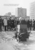 Ředitel Entomologického ústavu Vladimír Landa (1923–2001) promlouvá v Českých Budějovicích 2. dubna 1980 u příležitosti položení základního kamene Jihočeského biologického centra ČSAV, jehož se stal ředitelem až do r. 1990.  Z archivu Biologického centra AV ČR