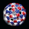 La@C76. Spinová hustota endohedrálního metallofullerenu La@C76.  Tato látka byla připravena uměle,  v přírodě se nevyskytuje. Orig. F. Uhlík  (2. místo, Virtuální příroda)
