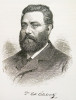 Ladislav Čelakovský (1834–1902), vůdčí osobnost v botanickém průzkumu Čech ve druhé polovině 19. století, mimo jiné autor Květeny okolí Pražského (1870). Převzato z Názorné květeny zemí koruny české, sv. 1 (1904)