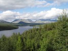 Horské jezero Atnsjøen ve středním Norsku osídlují šídlatka jezerní a šídlatka ostno­výtrusá (Isoëtes echinospora). Vegetační sezona s teplotou vody přes 10 °C zde může trvat pouhý měsíc – jde o extrémní  podmínky subpolárního klimatu. Foto M. Čtvrtlíková