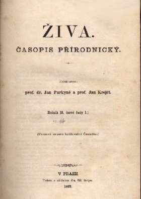 Obálka časopisu Živa 1867/4