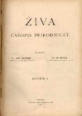 Obálka časopisu Živa 1891/10
