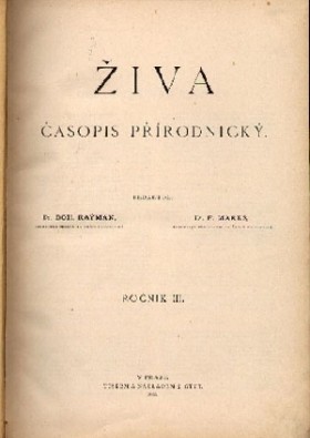 Obálka časopisu Živa 1893/3