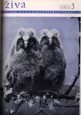 Obálka časopisu Živa 1953/3
