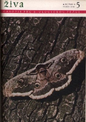 Obálka časopisu Živa 1954/5