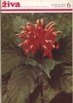 Obálka časopisu Živa 1961/6