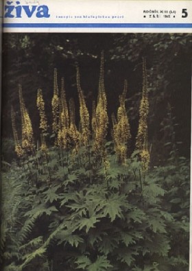 Obálka časopisu Živa 1965/5
