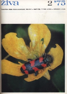 Obálka časopisu Živa 1975/2