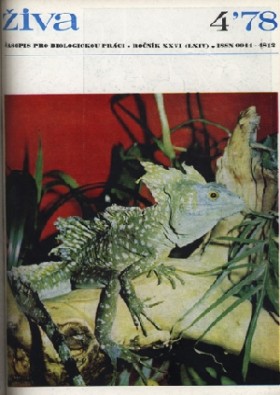 Obálka časopisu Živa 1978/4