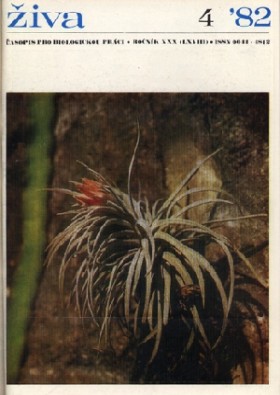Obálka časopisu Živa 1982/4