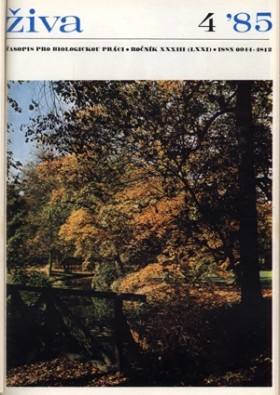 Obálka časopisu Živa 1985/4