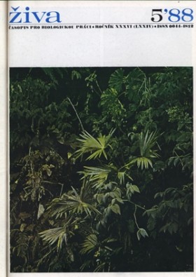 Obálka časopisu Živa 1988/5