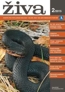 Obálka časopisu Živa 2015/2