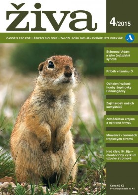 Obálka časopisu Živa 2015/4