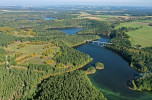 Pohled na nádrž Římov od přítoku, říjen 2021. Foto P. Znachor